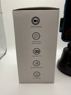 features of 360 tracking phone holder on box side 1