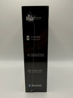Side view of Monster Aura Fit XH11 headphone packaging with features