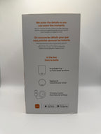 Ember product box side with contents and app store logos