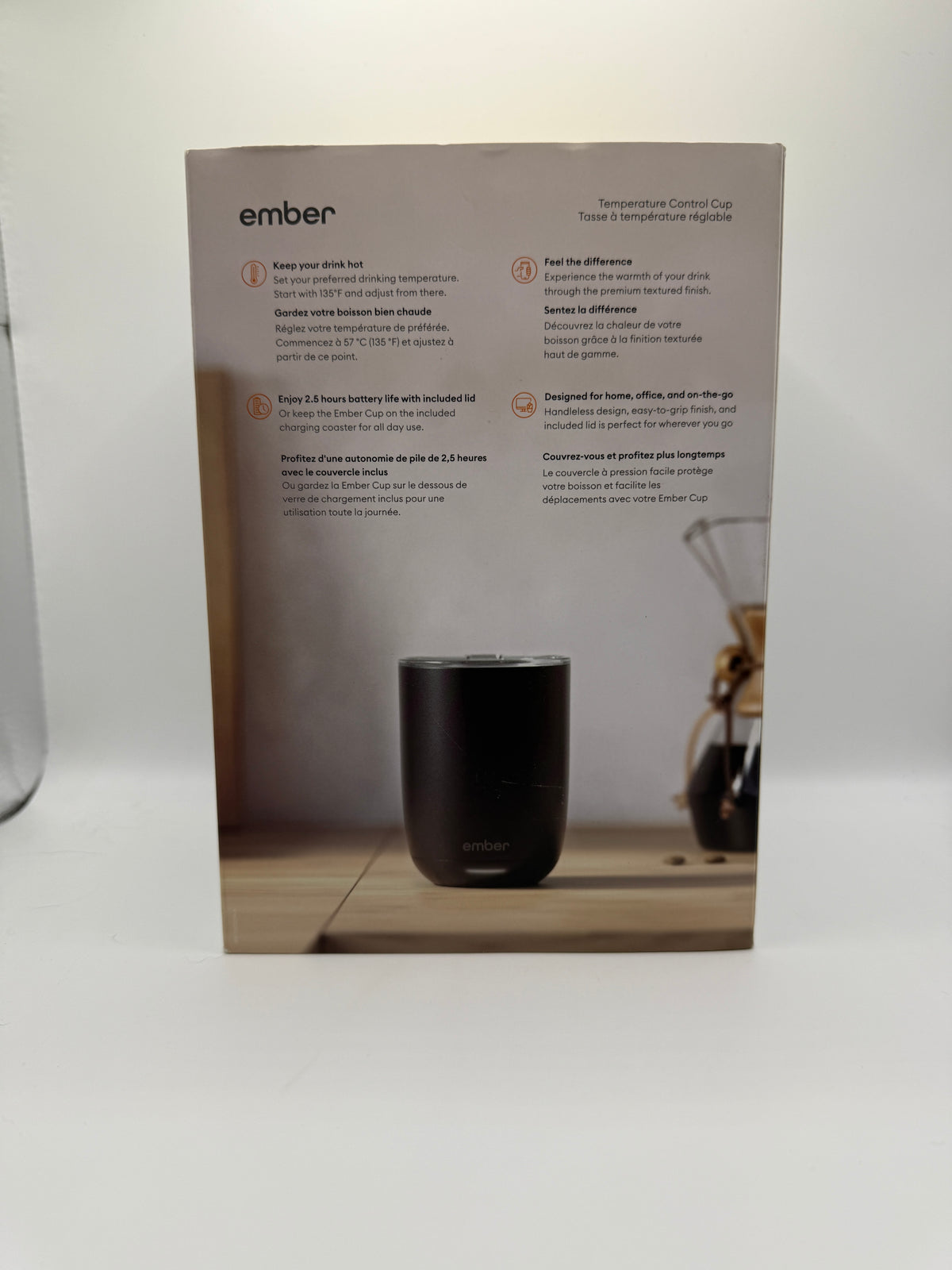Ember mug product box back with features