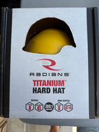 Radians Titanium Vented Yellow Hard Hat box front