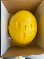 Radians Titanium Hard Hat front view with straps