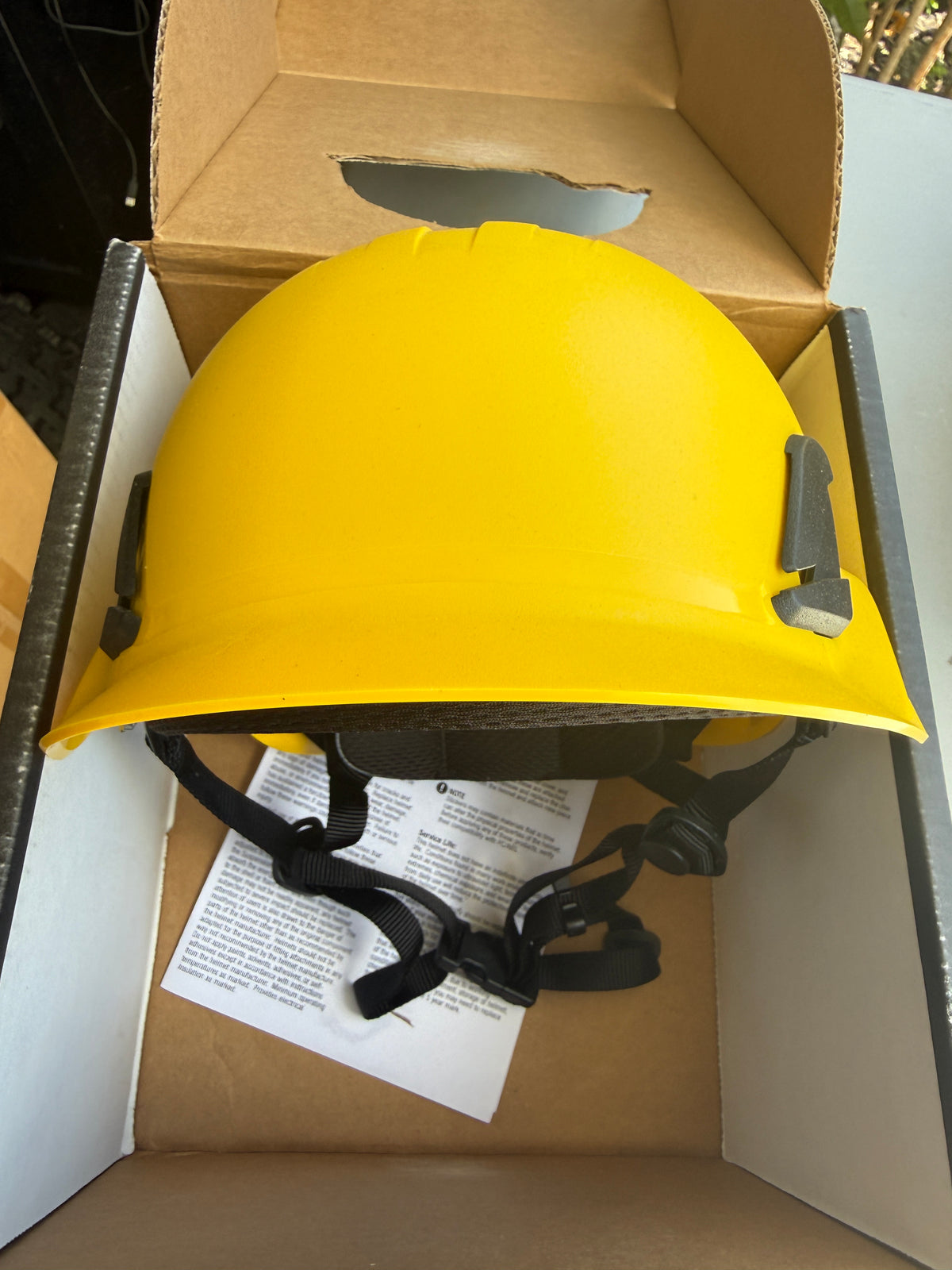 Radians Titanium Hard Hat interior view showing suspension system