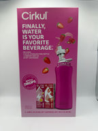 Cirkul water bottle with strawberry and passion fruit dragon fruit flavor cartridges