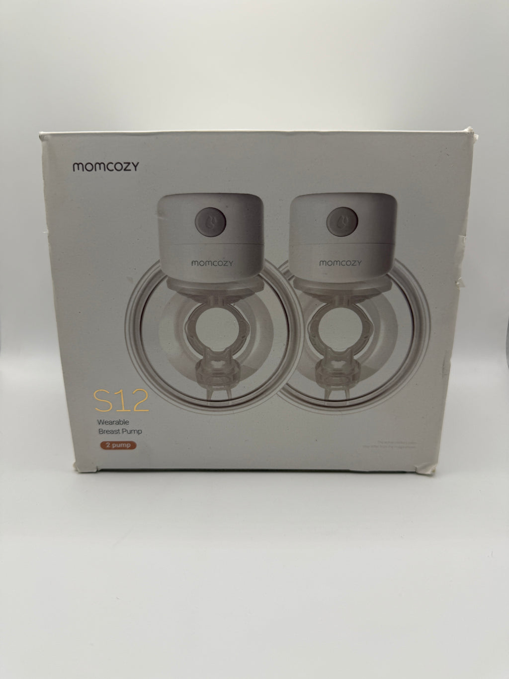 Momcozy S12 Wearable Breast Pump double pack in box front