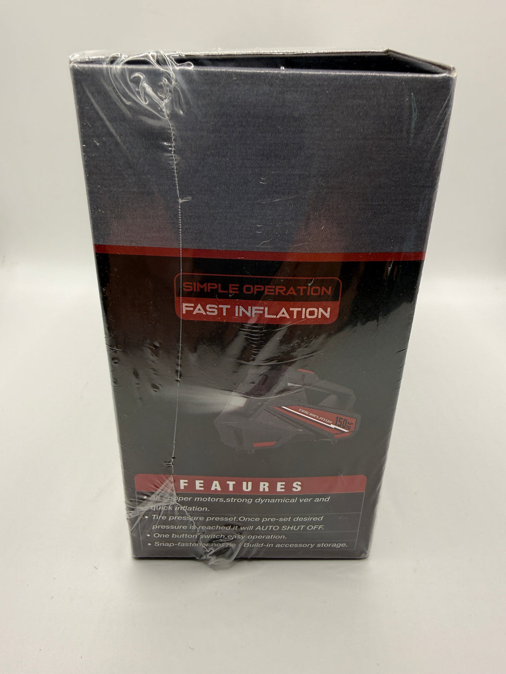 Flykid Tire Inflator Features Side