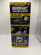 Side view of Bell + Howell Bionic Color Burst box showing features