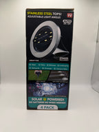 Box side showing product features and use cases of Bell+Howell Disk Lights Pivoter