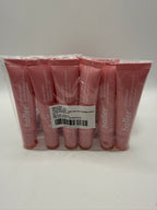 Pack of six Holler Glaze Over Strawberry Donut scented tinted lip serum tubes
