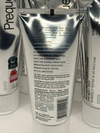 Prequel Non-Drying Glycerin Cleanser 2 oz tube back with ingredients