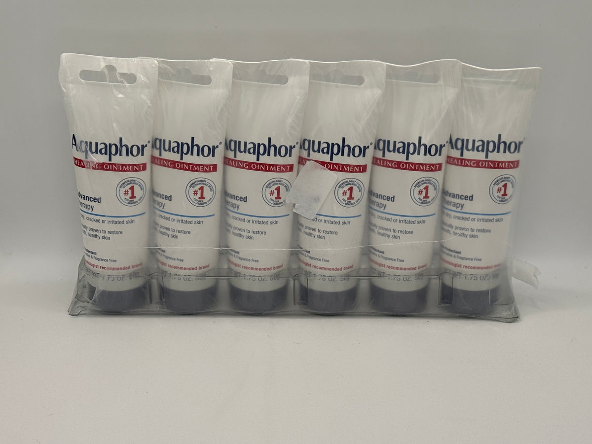 Aquaphor Healing Ointment Advanced Therapy 1.75 oz tubes pack front view