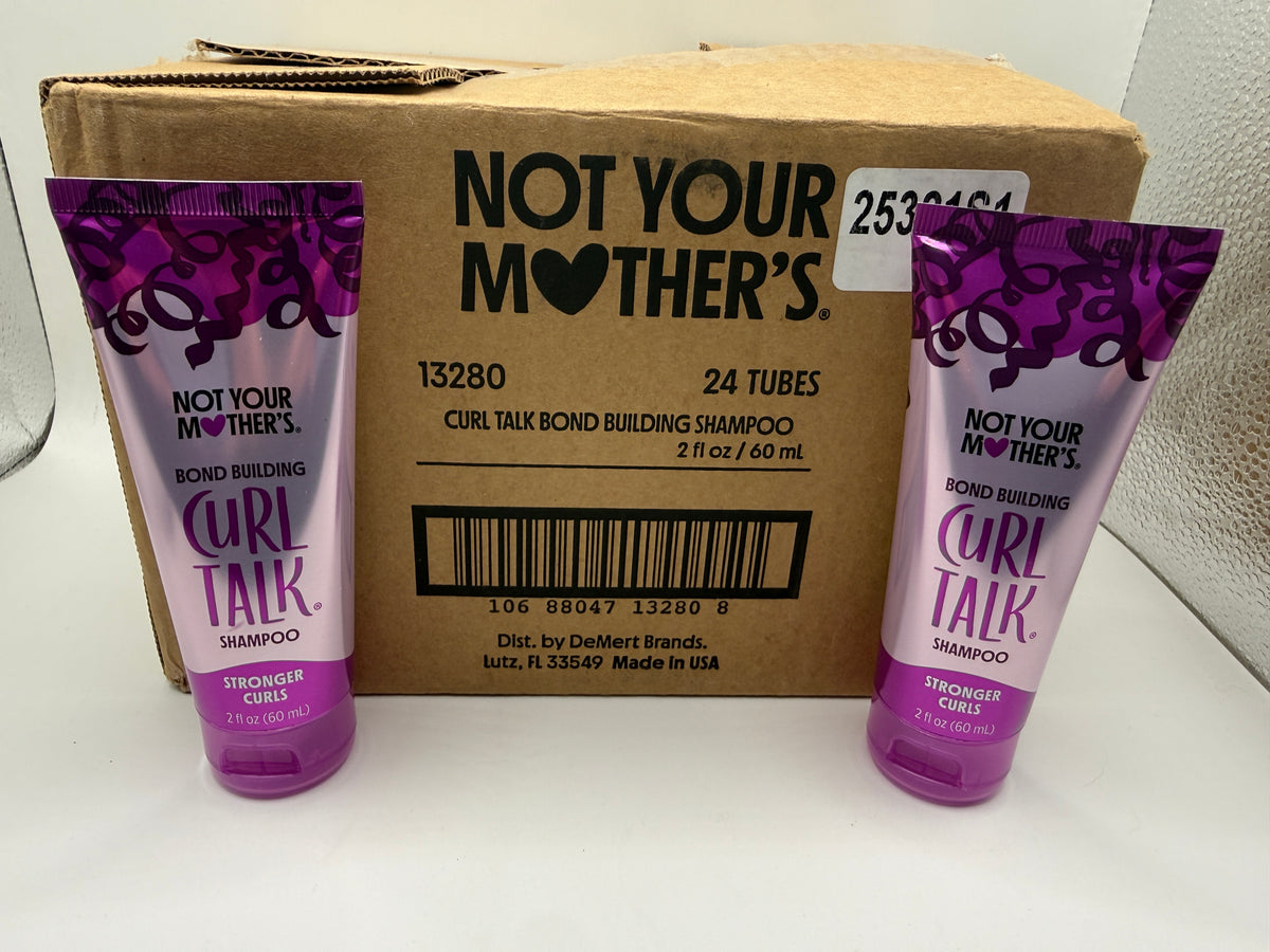 Not Your Mother's Bond Building Curl Talk Shampoo 2 fl oz tubes and box