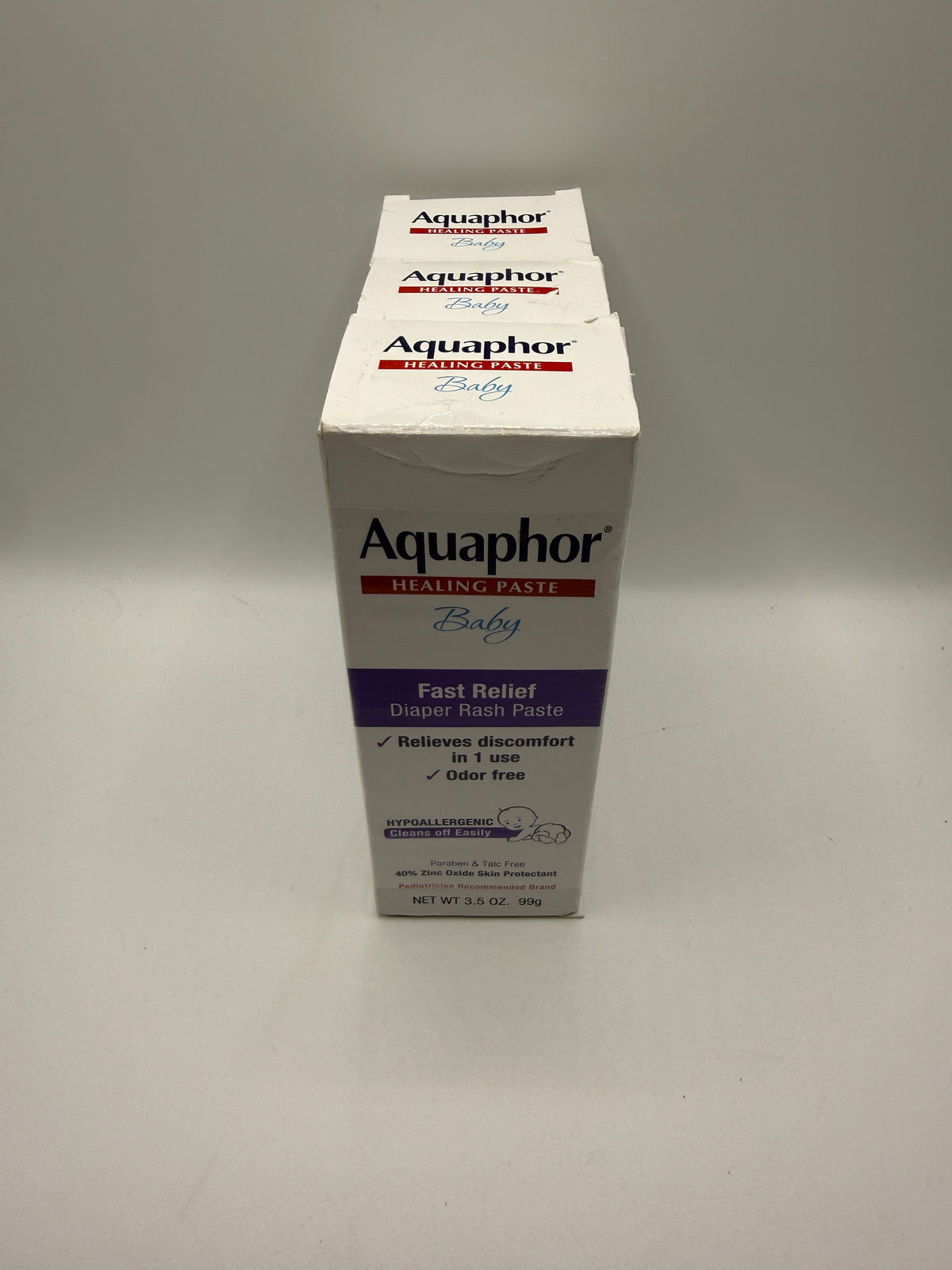 Aquaphor Baby Healing Paste Fast Relief Diaper Rash Paste 3.5 oz front packaging