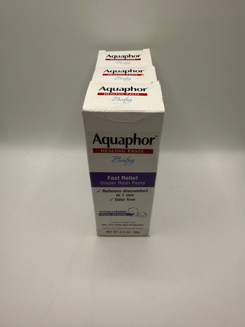 Aquaphor Baby Healing Paste Fast Relief Diaper Rash Paste 3.5 oz front packaging
