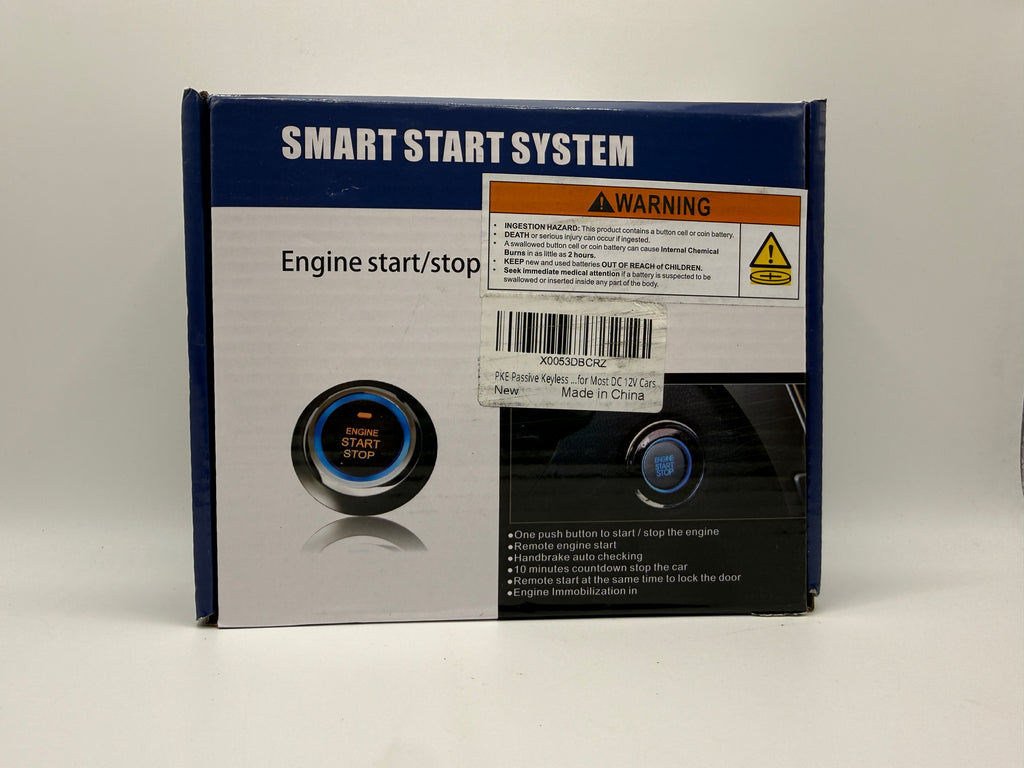 Smart Start System Engine Start/Stop button packaging back with features