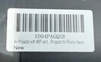 Barcode label on XIDU Projector box