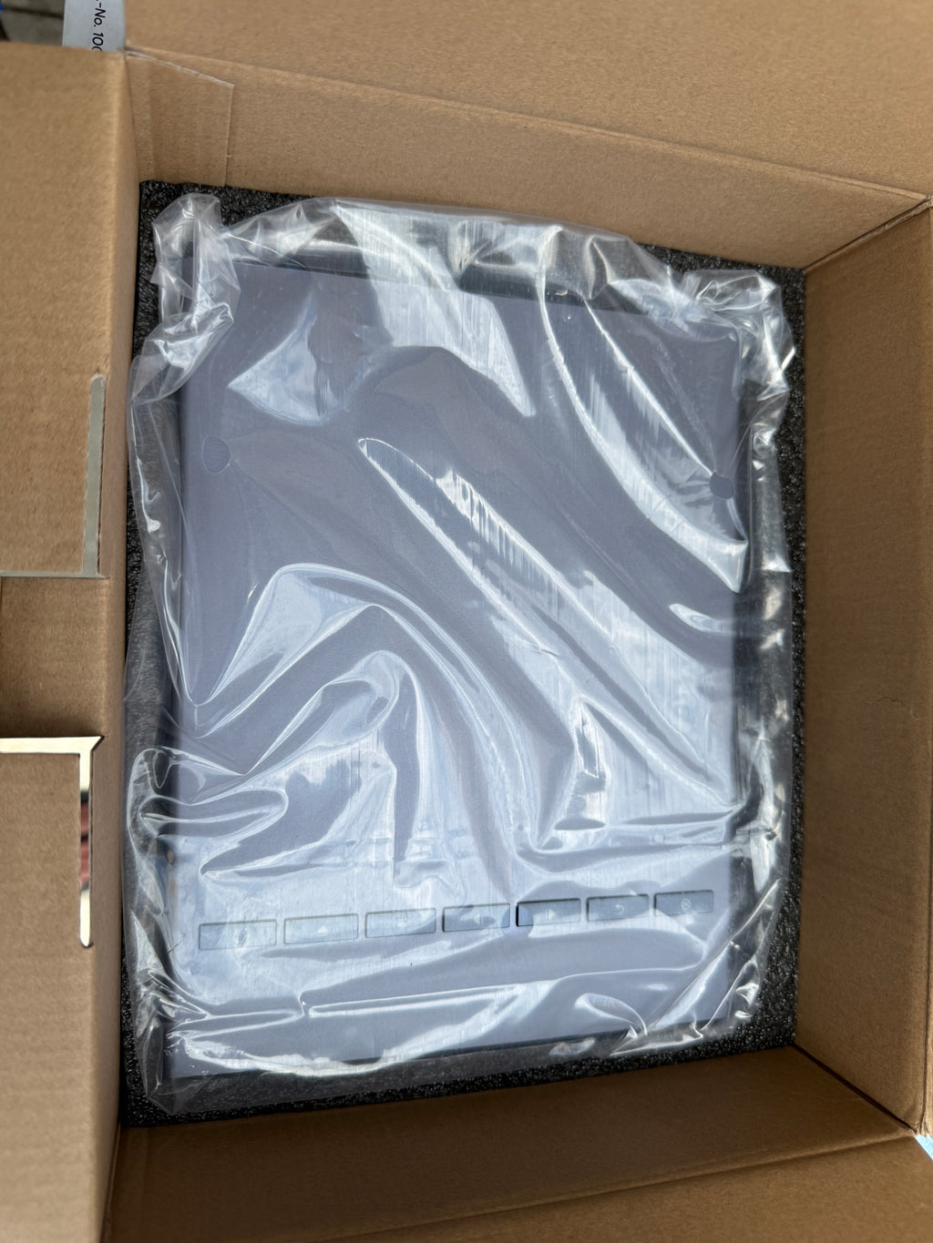 XIDU Philsene S31 Projector inside box wrapped in plastic