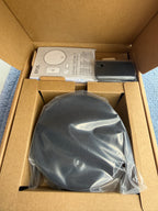 Inside EPOS EXPAND CAPTURE 5 packaging showing speaker and components