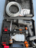 Zasuimi portable battery operated pressure washer kit with 2 batteries and accessories in case