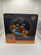 Side view showing Sorcerer Mickey figurine illustration