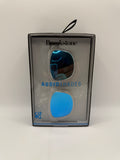 Brookstone AudioShades Wireless Speaker Sunglasses Blue Mirror lenses front view