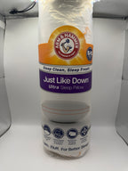 Arm & Hammer Just Like Down Ultra Sleep Pillow packaging front