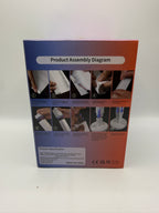 Smart Floor Lamp assembly instructions on box