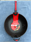 HotChef Non-Stick Wok Pan with red handle