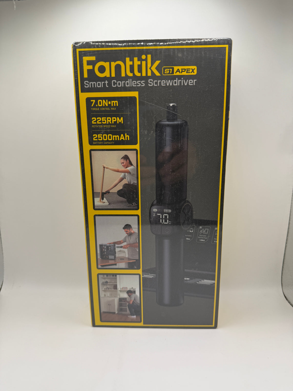 Front of Fanttik S1 Apex Smart Cordless Screwdriver box