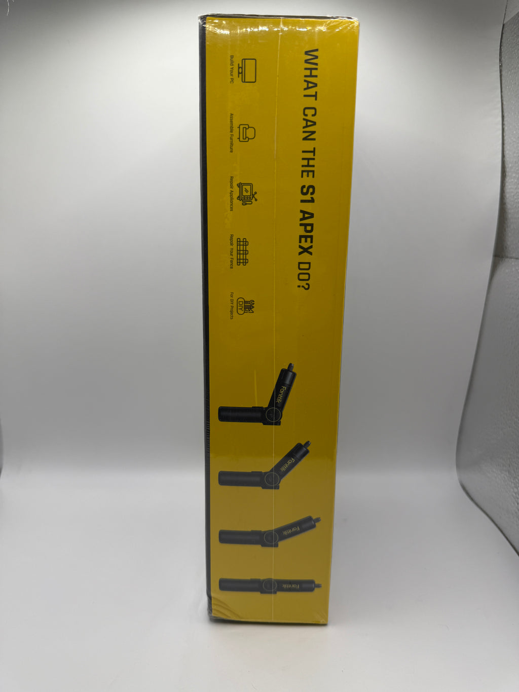 Side view showing applications of Fanttik S1 Apex screwdriver