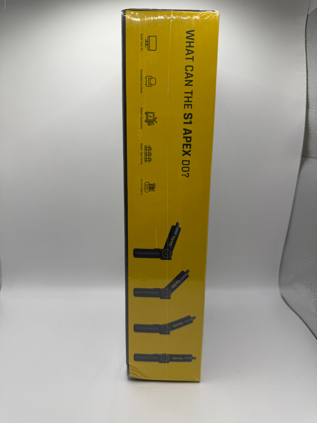 Side view showing applications of Fanttik S1 Apex screwdriver