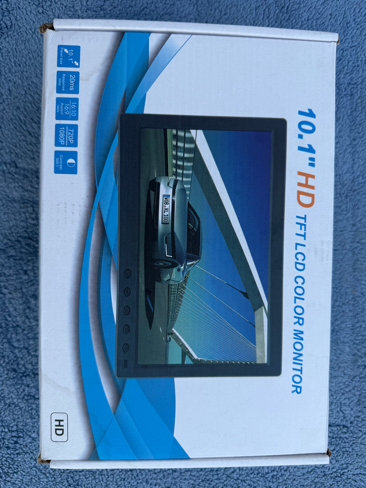 10.1 inch HD TFT LCD Color Monitor