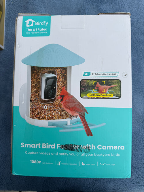 Birdfy smart bird feeder camera box front