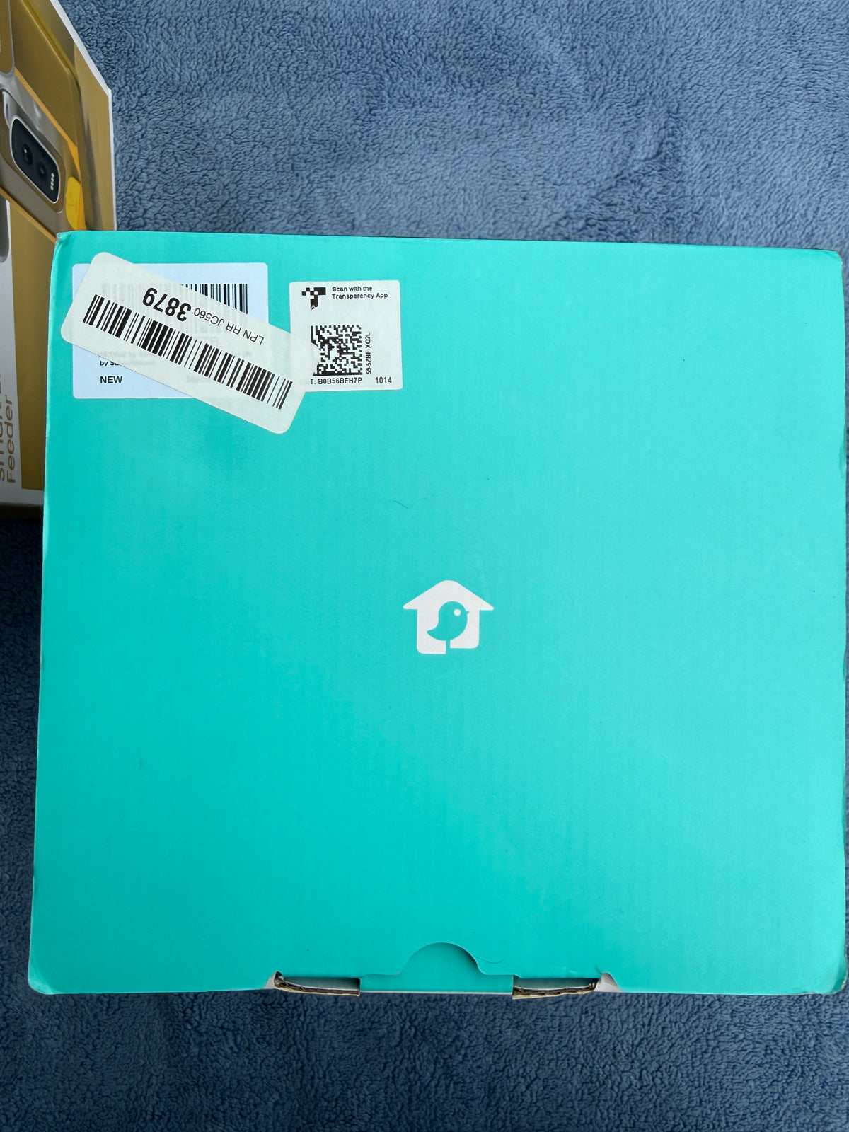 Birdfy box base with labels