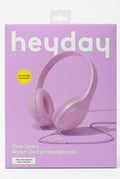 heyday Core Series Wired On‑Ear Headphones (Bright Lilac) - product photo 1