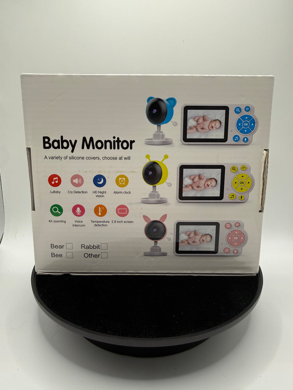 Baby Monitor – 2.8‑inch Screen Silicone Cover Camera - product photo 2