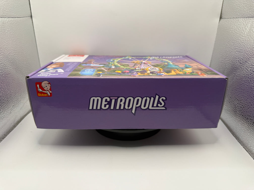 Sluban M38-B1286 Metropolis Ferris Wheel Building Set, 504PCS - product photo 3
