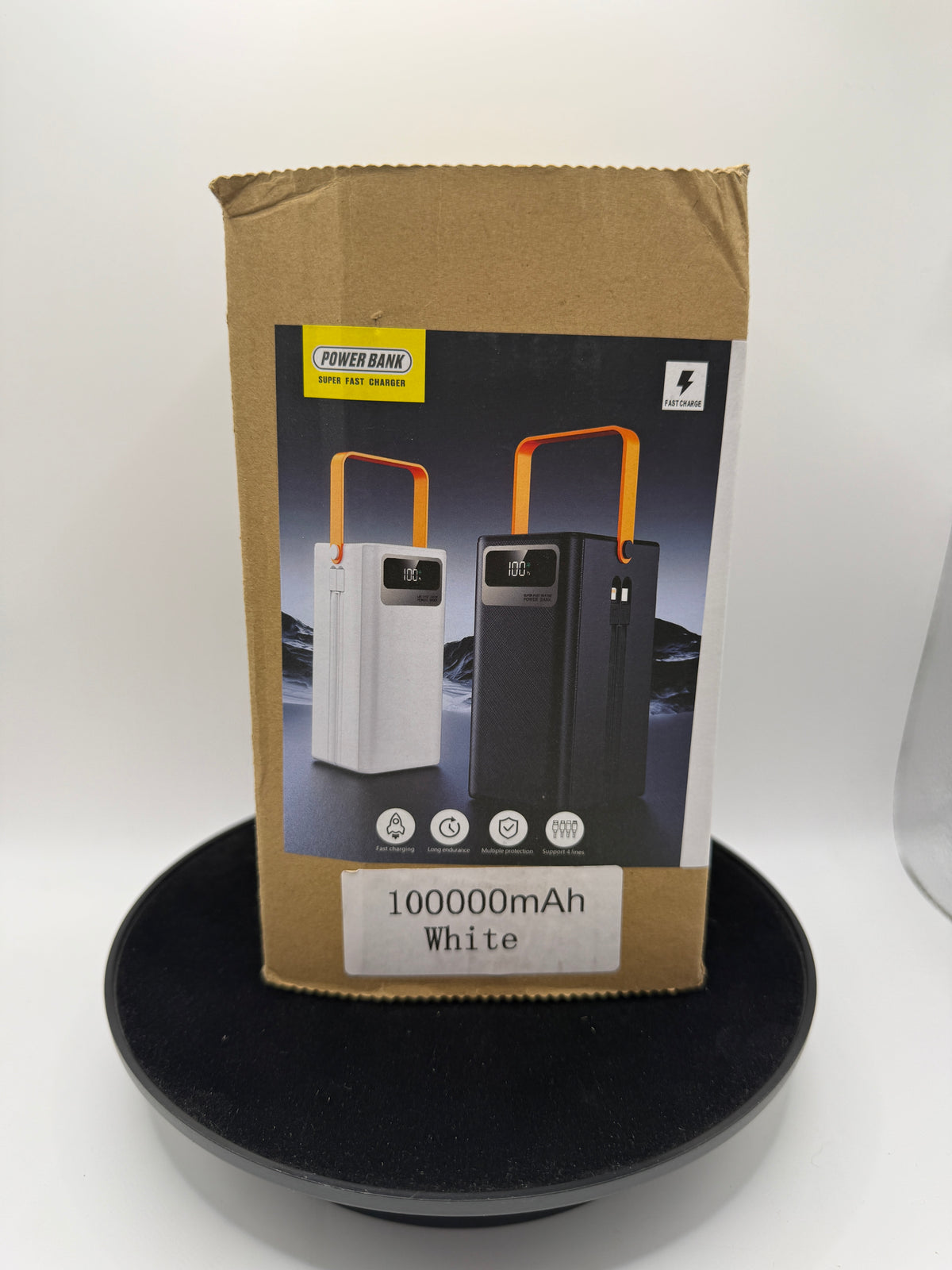 POWER BANK 100000mAh Black Fast-Charging Power Bank - product photo 2