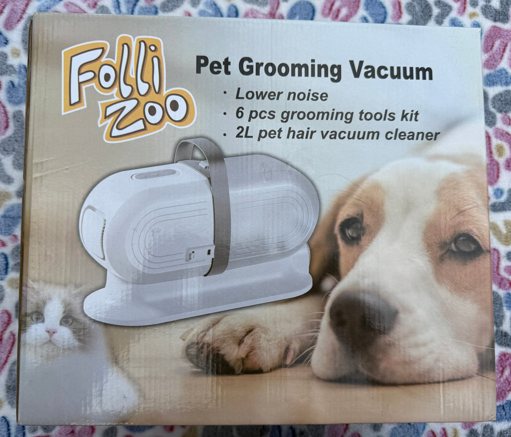 Pet Grooming Vacuum, 2.0L Dust Cup, 6-Piece Grooming Tools Kit - product photo 1
