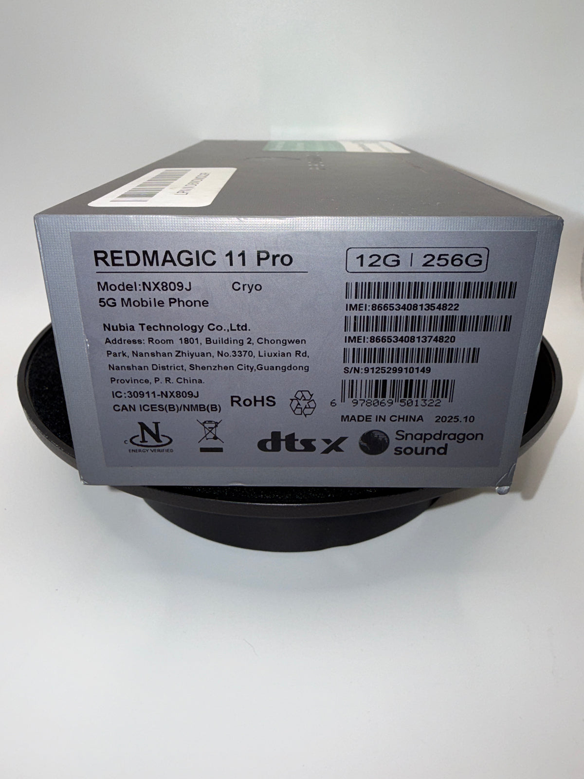 REDMAGIC 11 Pro NX809J Cryo 12GB 256GB 5G Phone - product photo 6