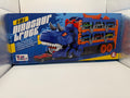 Blue 2-in-1 Dinosaur Truck Toy with mini cars