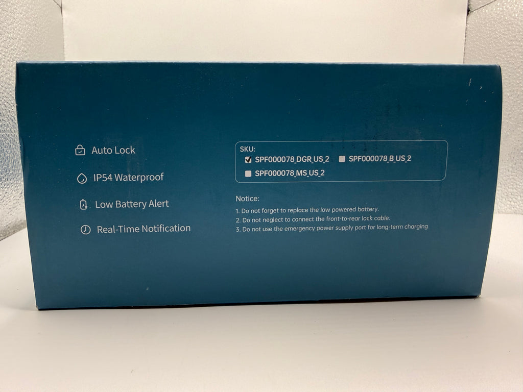 DEVO WiFi Smart Lock G3 box front with product image