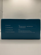 Side of box showing lock features and alerts