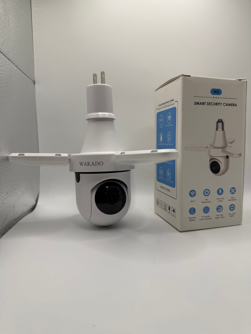 Wakado HD Smart Security Camera assembly components