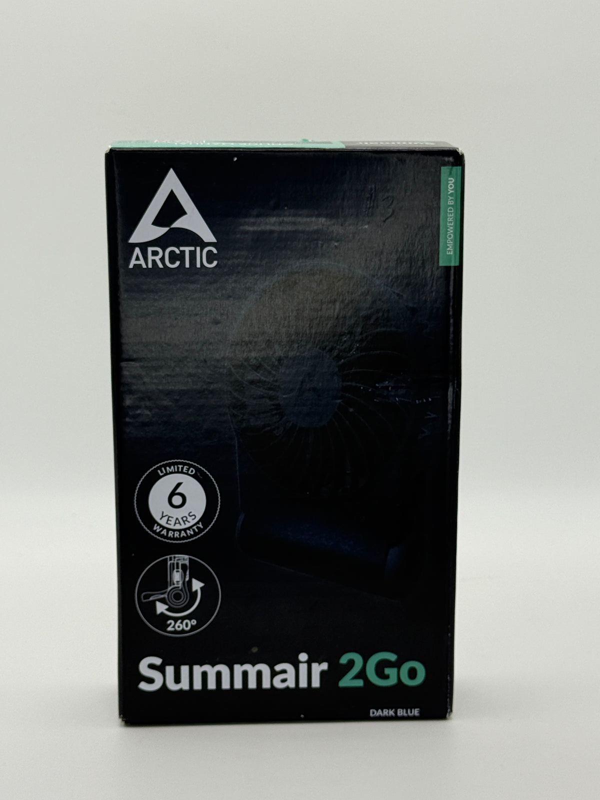ARCTIC Summar 2Go Dark Blue USB Fan Box Front