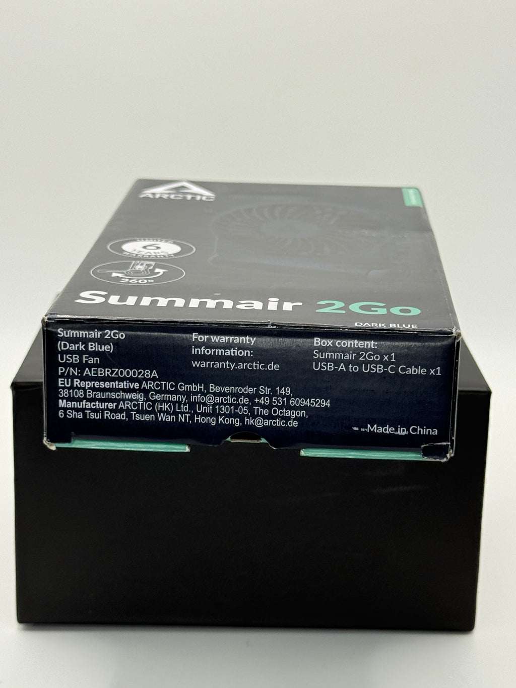ARCTIC Summar 2Go Dark Blue Mobile USB Fan - view 6