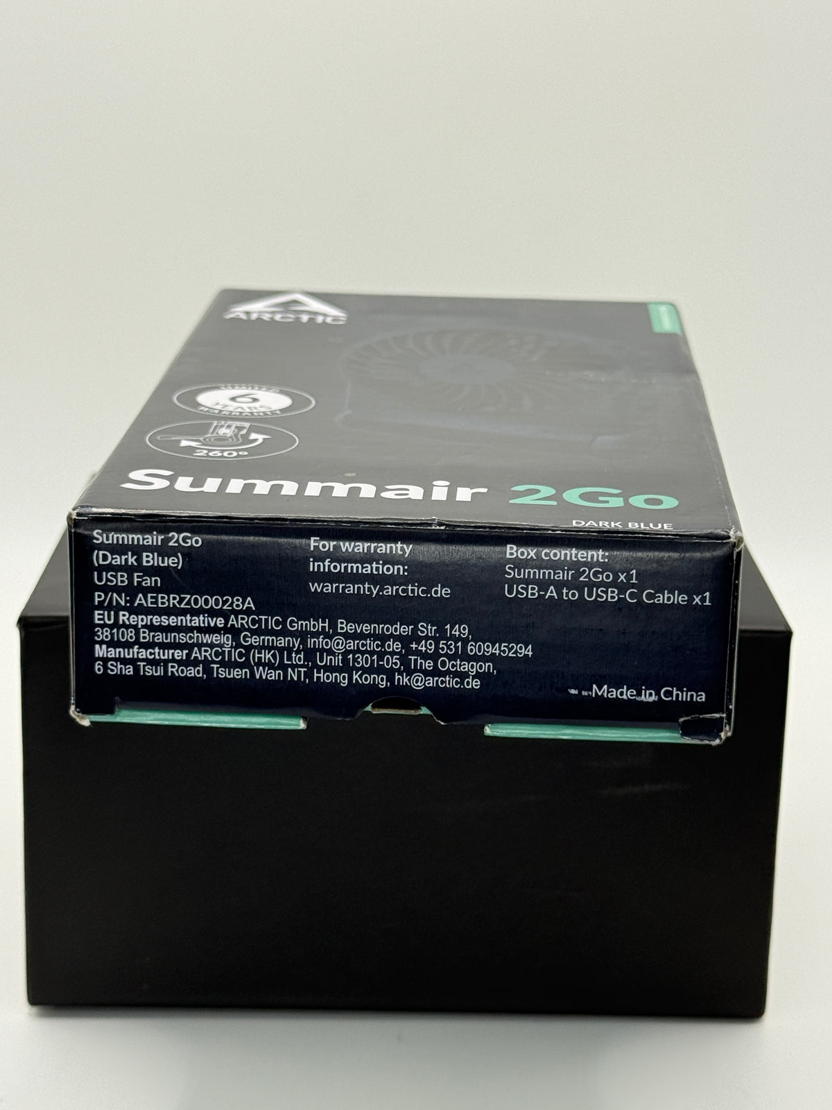 ARCTIC Summar 2Go Dark Blue Mobile USB Fan - view 6