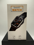 Smart Watch packaging front showing watch display