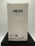 Smart Watch packaging back with barcode and certification logos