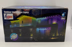 House decorated with Ahzaoge Outdoor Eaves LED Strip Lights
